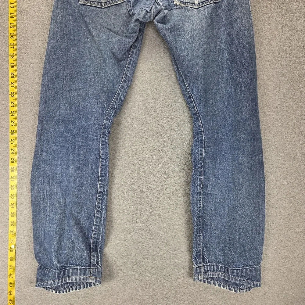 Vintage Levis Engineered Jeans Mens 30x32 Blue Twisted Button Fly Medium Wash